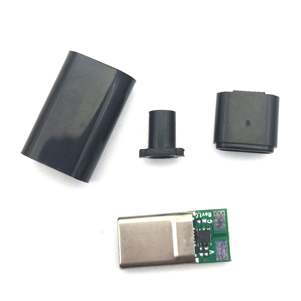

PD240W fast charging 16P dual TYPE-C 5A 50V Male Plug Electric Terminals Welding DIY Data Cable Accessories Suitable for laptops
