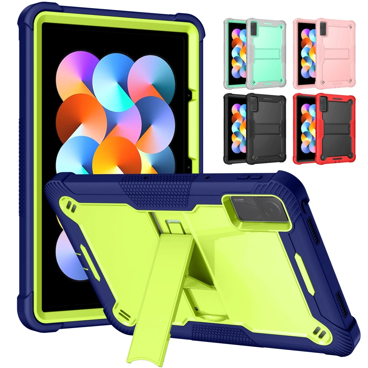 Capa Kickstand à Prova de Choque para Xiaomi Suporte para Tablet Capa de Armadura para Redmi Pad se Xiaomi mi Pad Pro 11 2023