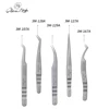 GLAMLASH Eyelash Extensions Tweezers Lash Artists High Precision Stainless Steel Superhard Anti-Static Tweezers 1