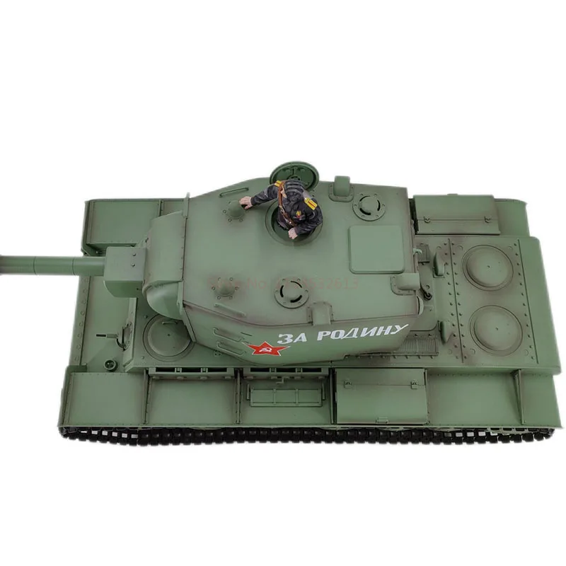 Henglong 3949 Soviet Kv-2 Heavy Tank 1:16 Remote Control Tank Kv-2 Can Launch Smoke Tracks Military Remote Control Toy 6