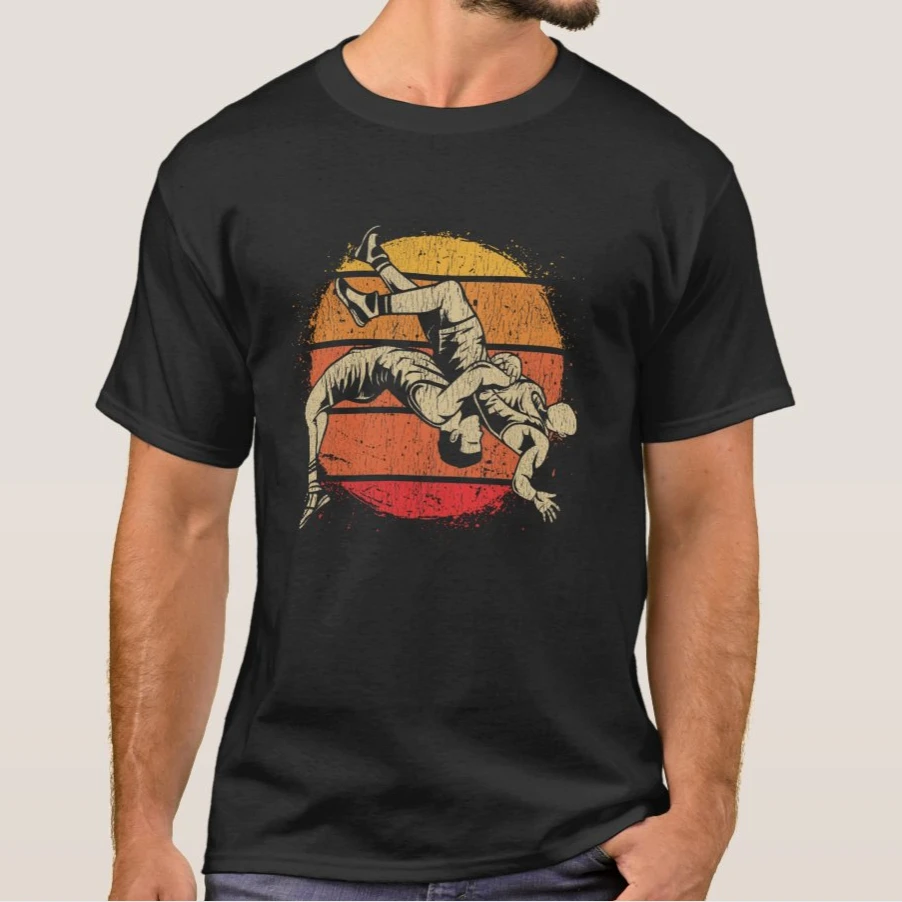 

Retro Wrestling Sport Fighter Wrestlers T Shirt. 100% Cotton Short Sleeve O-Neck Casual T-shirts Loose Top New Size S-3XL