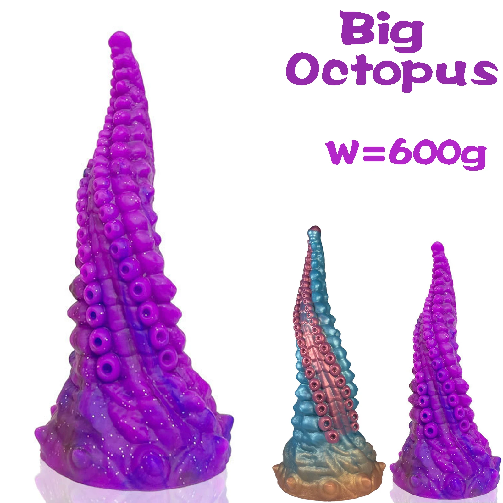 Dildo Realista Polvo com Ventosa Tentacle Strong