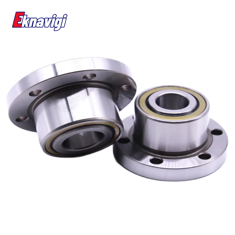 1PCS FL760202 FL760203 FL760204-2RS/ P4 DBB 공작 기계 볼 스크류 베어링 이중 씰 플랜지 앵귤러 콘택트 볼 베어링