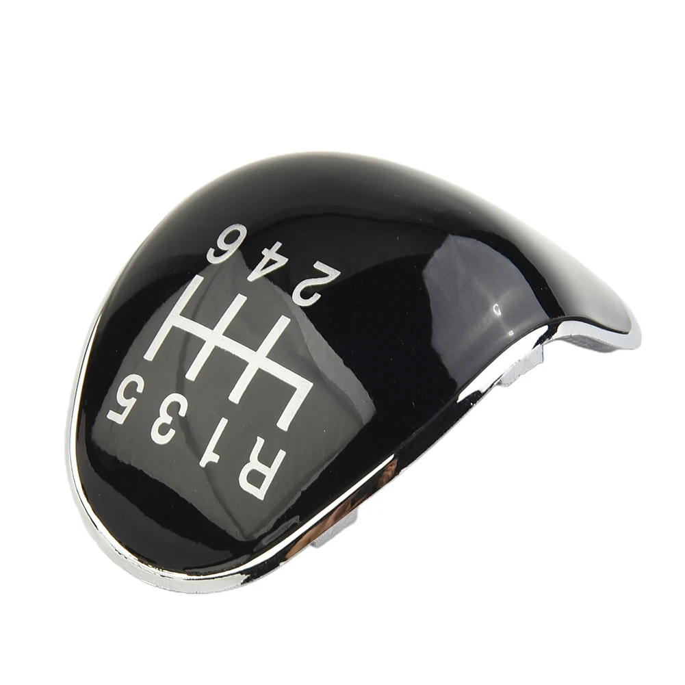 

6-Speed Gear Shift Knob Cap Cover Insert For Ford Focus For Fiesta Kuga For Mondeo C-Max Replacement Black Shift Knob Cap