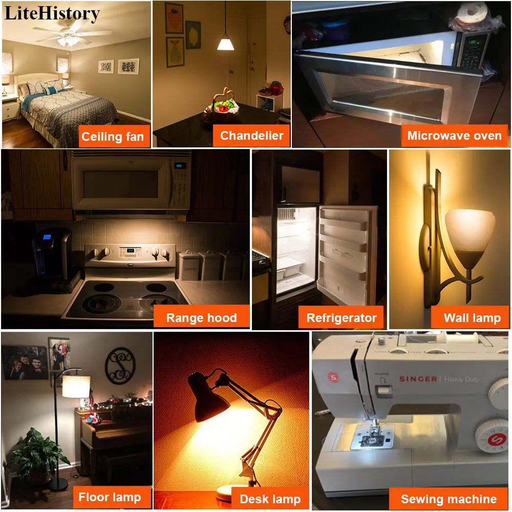Genixgreen T22 1W Dimmable Mini Night Ligh Bulbs Vintage E14