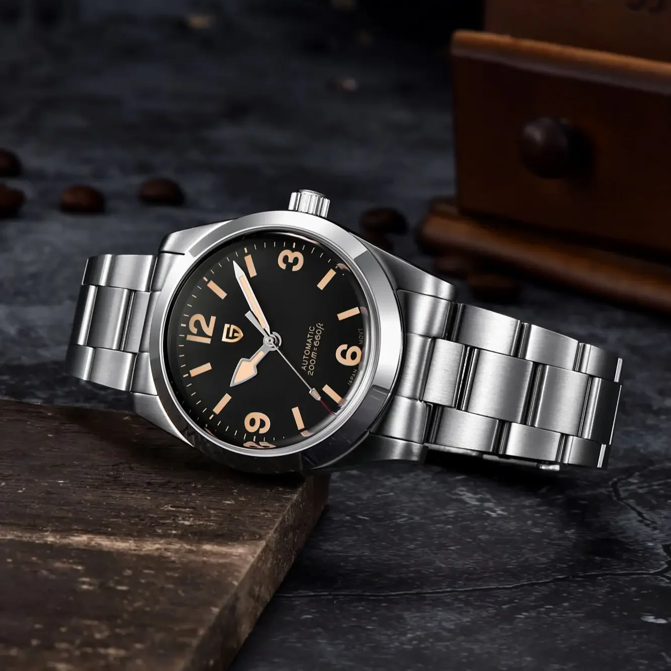 2025 パガーニ デザイン メンズ自動機械式 NH35 サファイア腕時計防水