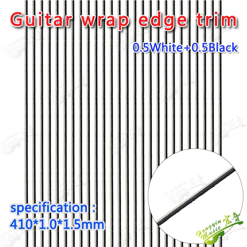 20Pcs 400mm Guitar Binding Flexible Purfling Inlay Decorative line around guitar For Guitar Ukulele Mandolin
