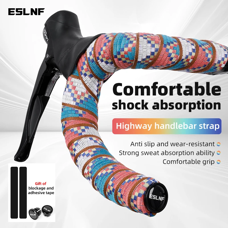 Road Bike Handlebars Tape Bicycle Anti-slip Shock-absorbing Sweat-absorbing Straps Cycling equipment