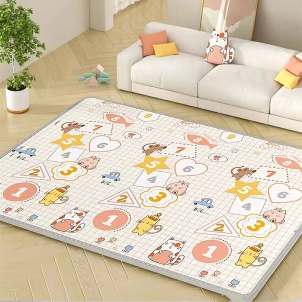 1cm/0.5cm Environmentally Non-toxic Thick Baby Crawling Play Mats Folding Mat Carpet Play Mat for Children's Safety Mat Rug Gift