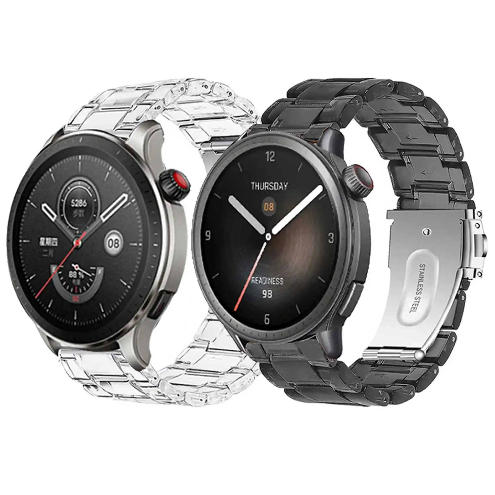 

Ремешок резиновый для Amazfit Balance, сменный Круглый браслет для Amazfit GTR 4 2 3 Pro/Cheetah, 22 мм