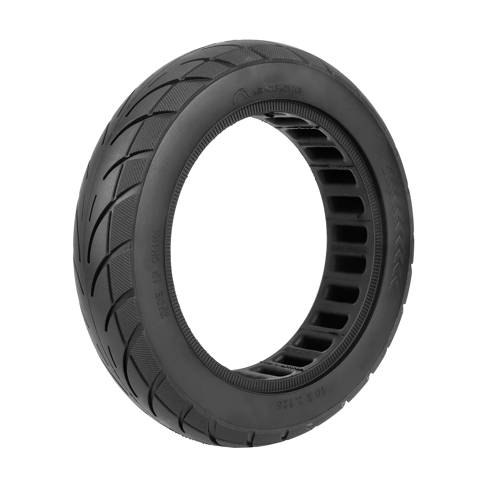 

10X2.125 Electric Scooter Rubber Solid Tire for Ninebot F20 F25 F30 F40 Tubeless Remodel Thickened Explosion Proof 10 Inch Tyre