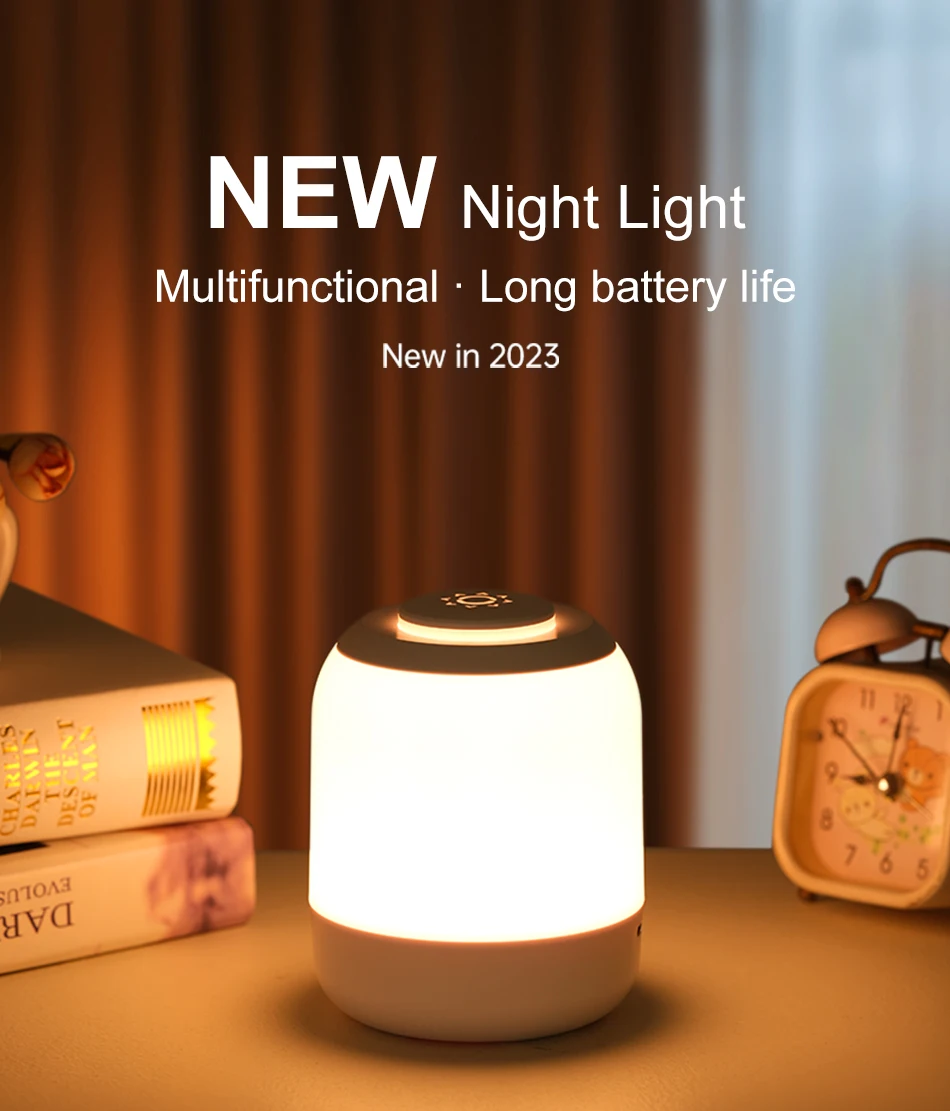 Bedside LED Night Light Touch Sensor