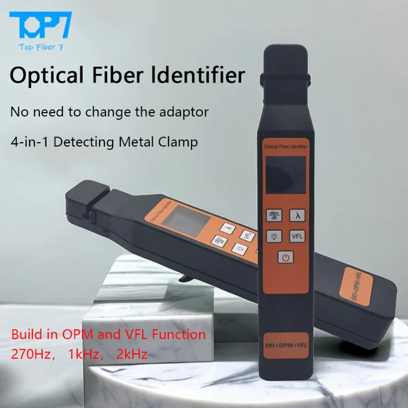 

2023 Latest Optical Fiber Identification Instrument With 10MW VFL +Traffic Identifier Power Meter Function