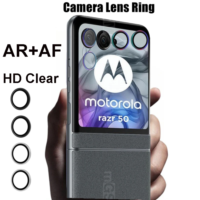 Ultra Glitter Ring Tempered Glass Camera Lens Protector with Bling Cover