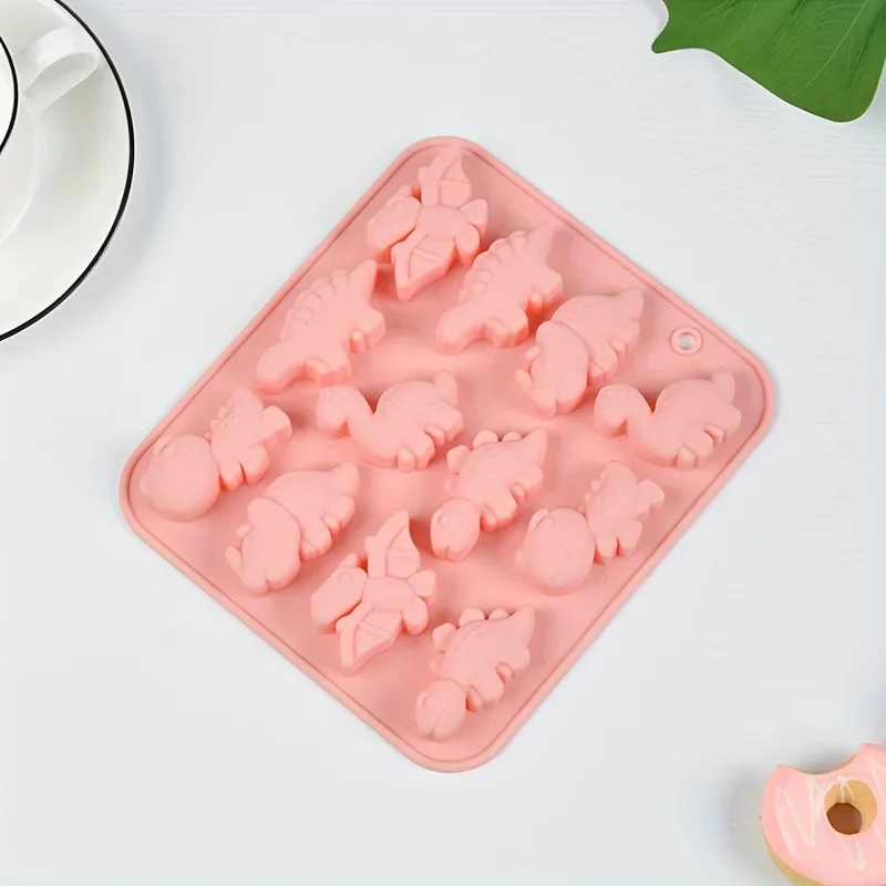 3D Dinosaur Silicone Mold, Cake Moldscute Animal Icing Molds For Kids, Adults Diy Baking Decoration, Easy To Use And Durable