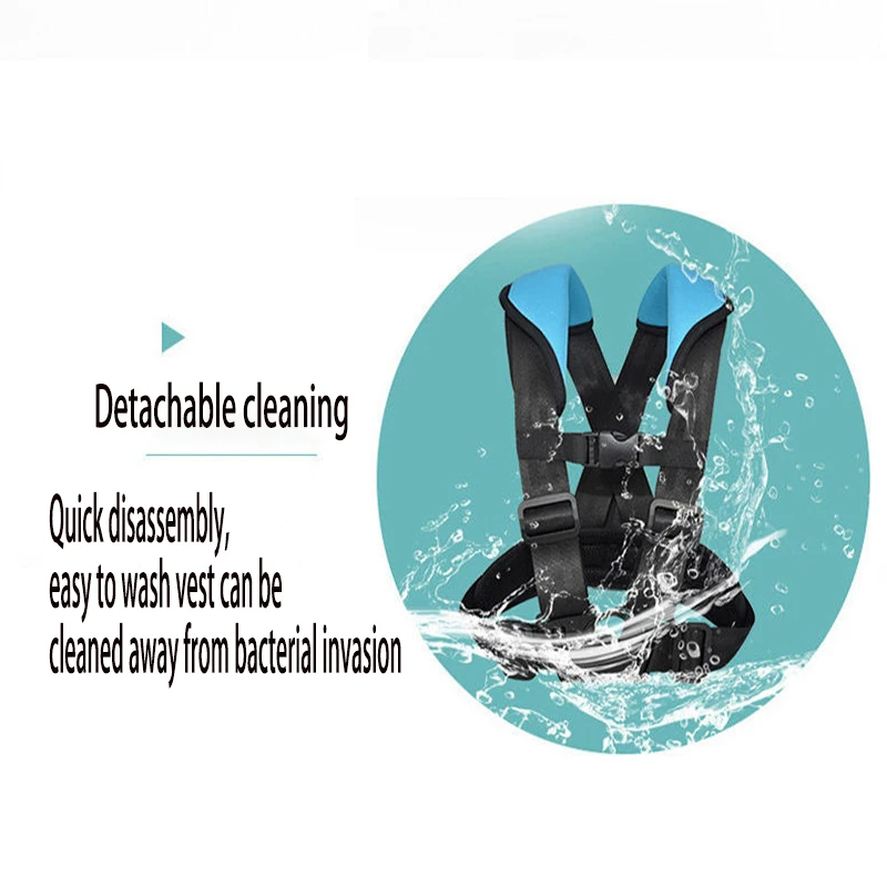 Car Motorcycle Children's Portable Ride Easy To Install Anti Wandering Safety Vest Go Out For Walking Anti Lost Vest Straps