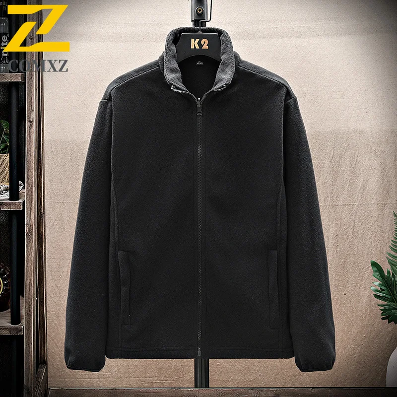 EiAO Jacket Couple's Windproof Waterproof Thermal Double-Sided Outdoor Coat for Hiking Camping Fishing Stand Collar Techwear2025