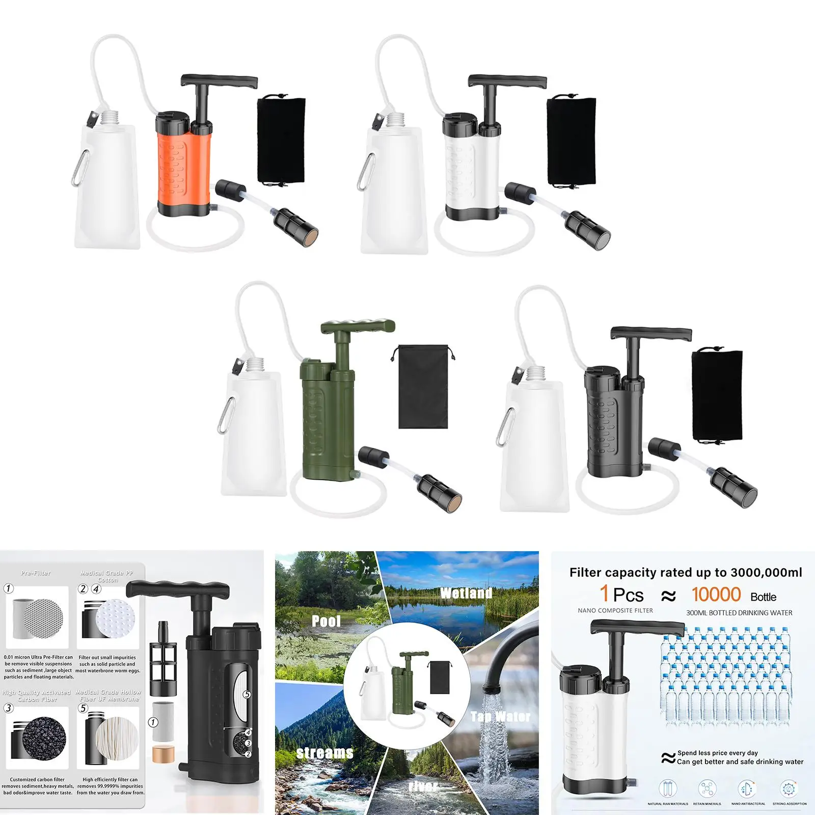  with Portable Outdoor and Camping, Hiking, Backpacking