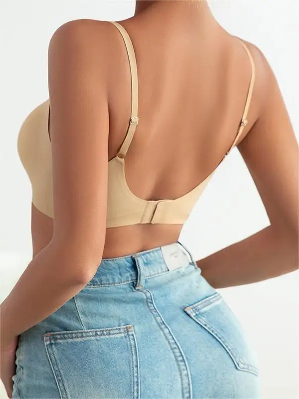Seamless Push Up Wireless Bra Women Breathable Sexy Underwear Ladies Gathered Brassiere Soft Comfort Bralette Invisible Bralette
