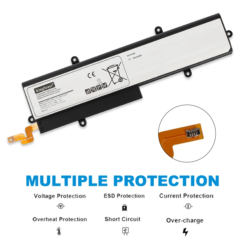 Bateria do Portátil para Samsung Galaxy View Eb-bt670aba Aa1g907ks 184 Sm-t670 Sm-t677a Series Aa2j929bs Eb-bt670abe 5700mah 64 64wh - Imagem 6