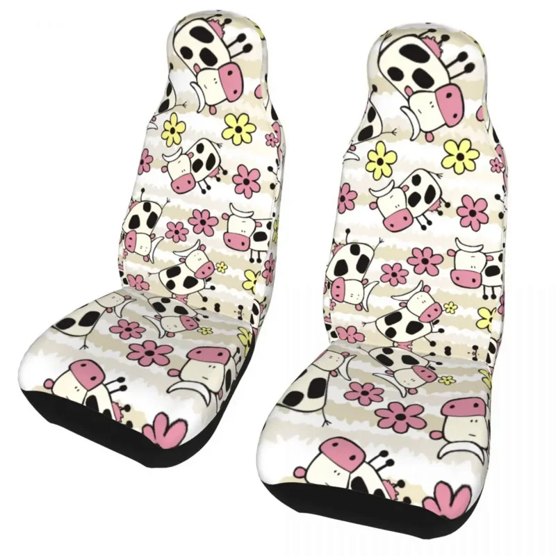 

Cow Universal Car Cover Protector Interior Accessories Travel Animal Seat Covers Polyester Fishing