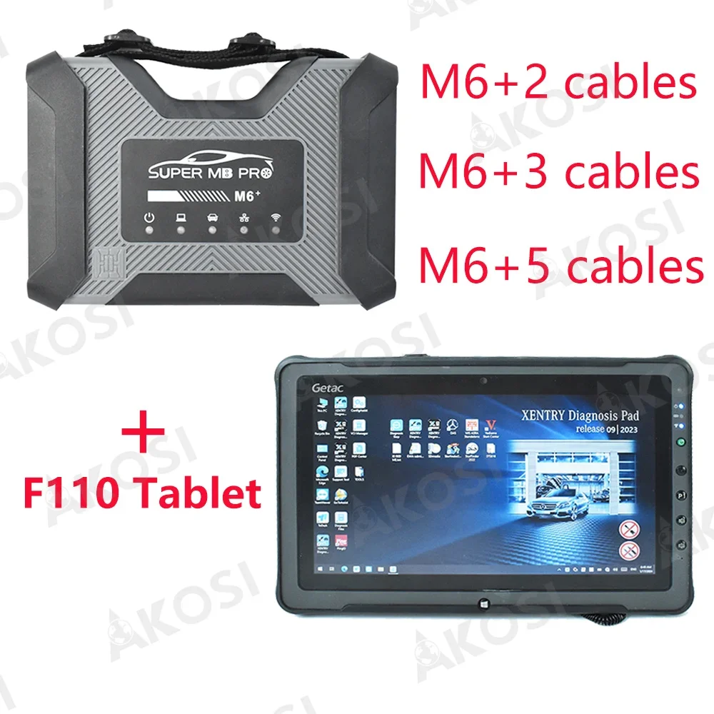 

Super MB Pro M6 + для benz автомобиля и грузовика DOIP диагностический инструмент MB STAR C6 Диагностика и программирование полная система готова к использованию + F110