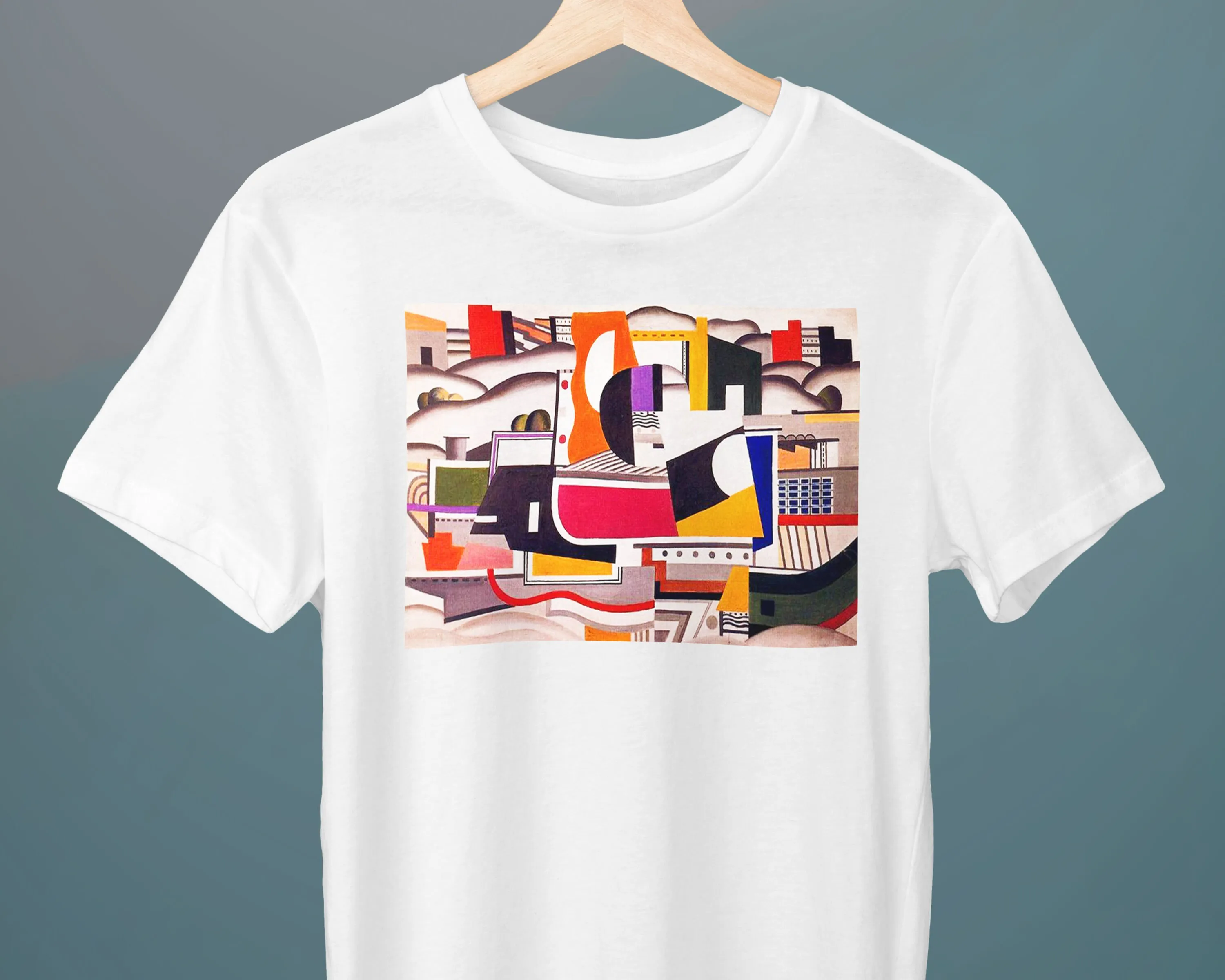 The Great Tug Фернанд Leger Рисование унисекс футболка искусство