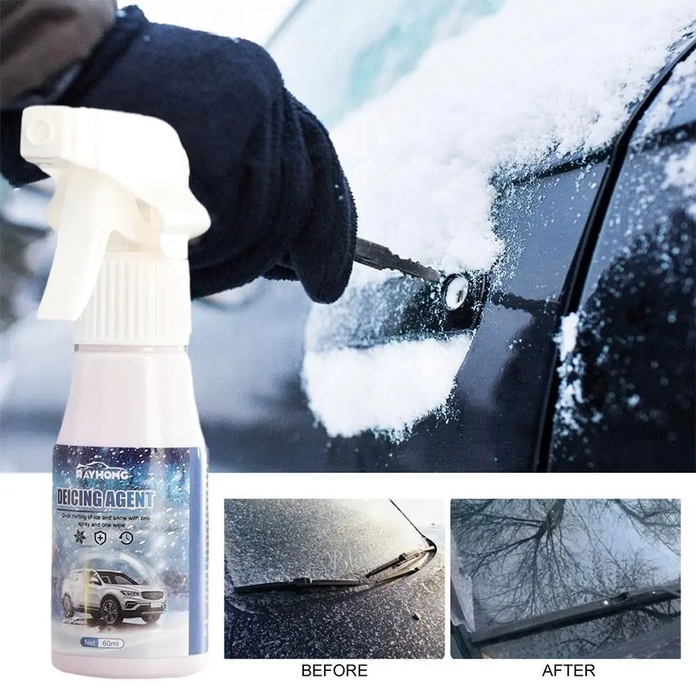 Car Deicing Agent Deicer Melts Ice Snow Removal Agent Snow Melting Agent  Multifunctional Safe Automobile Deicing Spray - Price history & Review, AliExpress Seller - Yi car Store