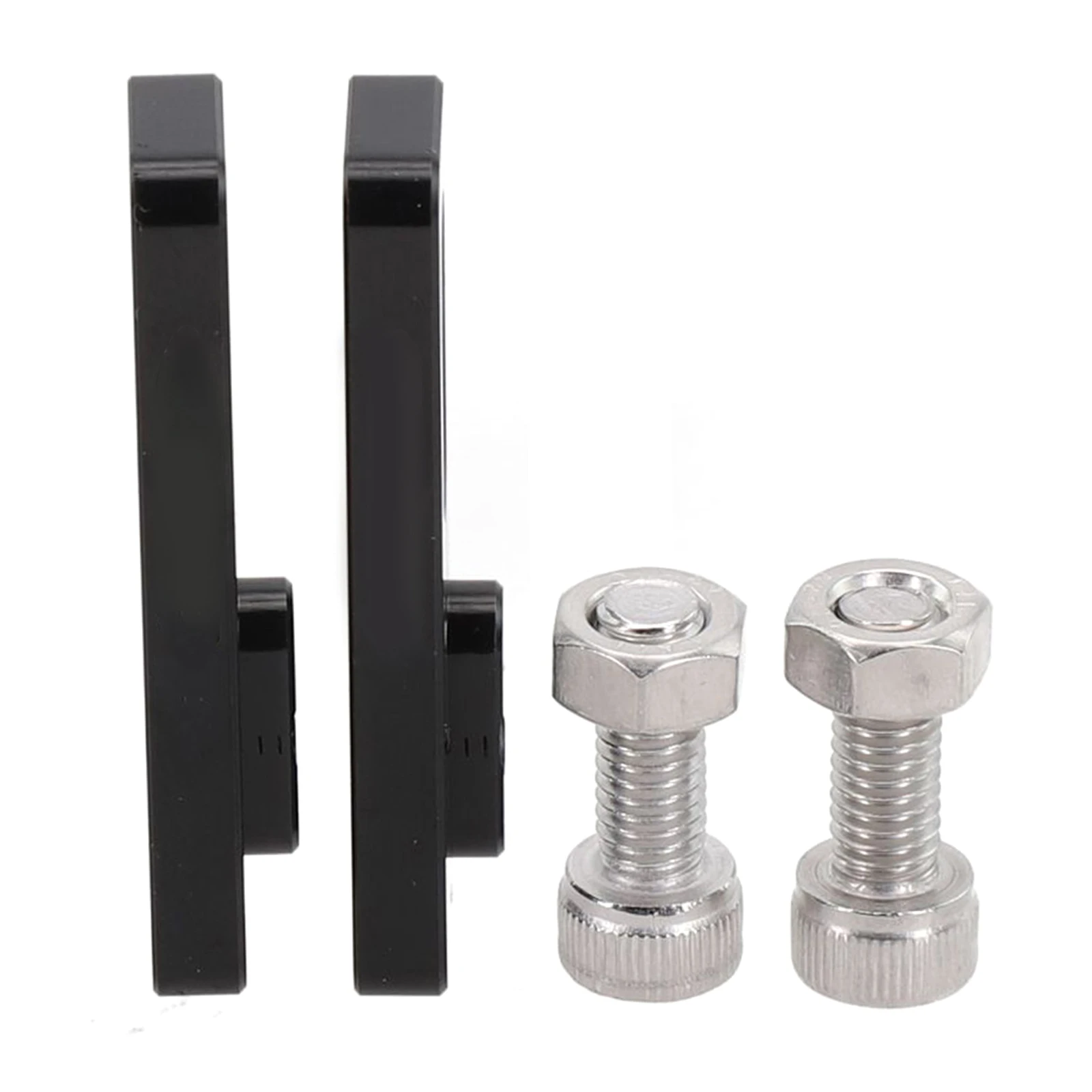 

Велосипедные компоненты, велосипедные тормозные винты, серебристые 49,5 мм/1,9 дюйма, алюминиевый сплав, черные тормозные удлинители, прочные