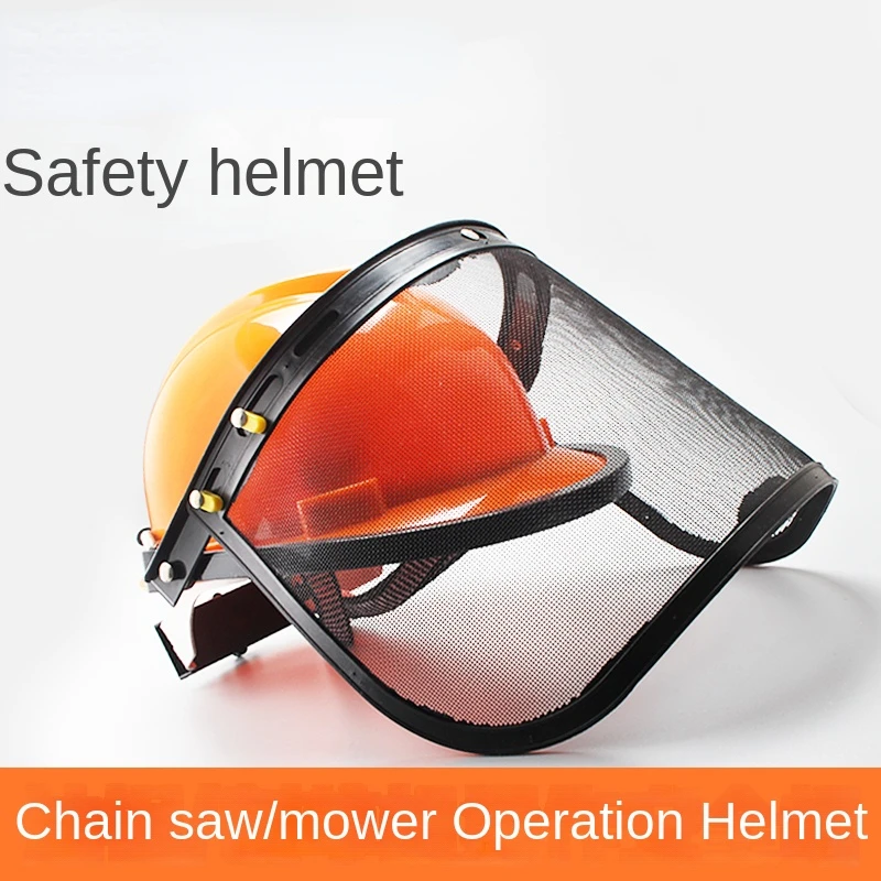 thumbnail image 2 of WEJUMP CE EN397 ANSI Forestry Safety Helmet With Visor Face Mesh Shield 2 of 12