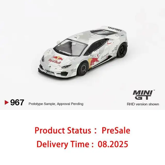 PreSale MINIGT 967 1:64 LBWK Lamborghini Huracan Mad Mike NIMBUL