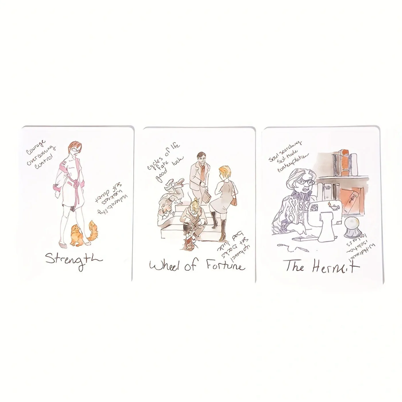 Broke B-Word Tarot Training Deck  Deck of Interpretations of Traditional Rider Waite Fortune Telling Game Divination 6