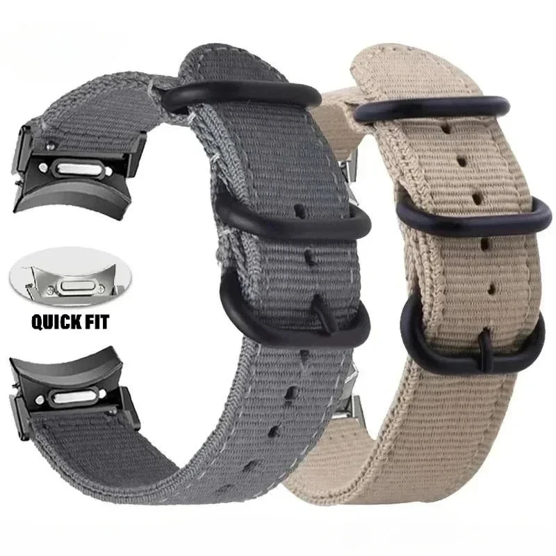 Premium Fabric Nylon Sport Loop Strap, 18-24mm Adjustable Band in Vibrant Colors