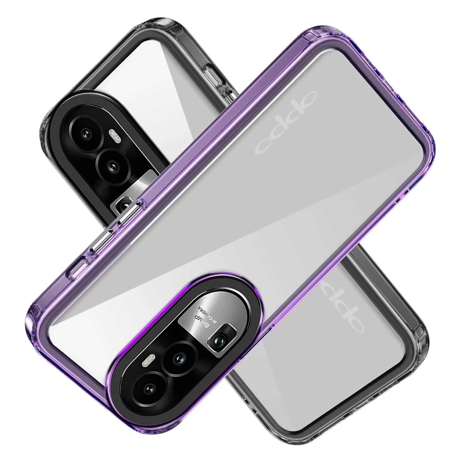 PT - Funda Híbrida De Vidrio Templado Soporte De Anillo A Prueba De Golpes Para T-Mobile RevVL 7 5G Soporte De Regalo (azul