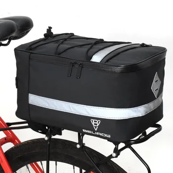 Portabiciclette di grande capacità da 8L/15L, incluso sedile posteriore chauffeur posteriore, borsa da cammello per bicicletta elettrica impermeabile, accessori per biciclette