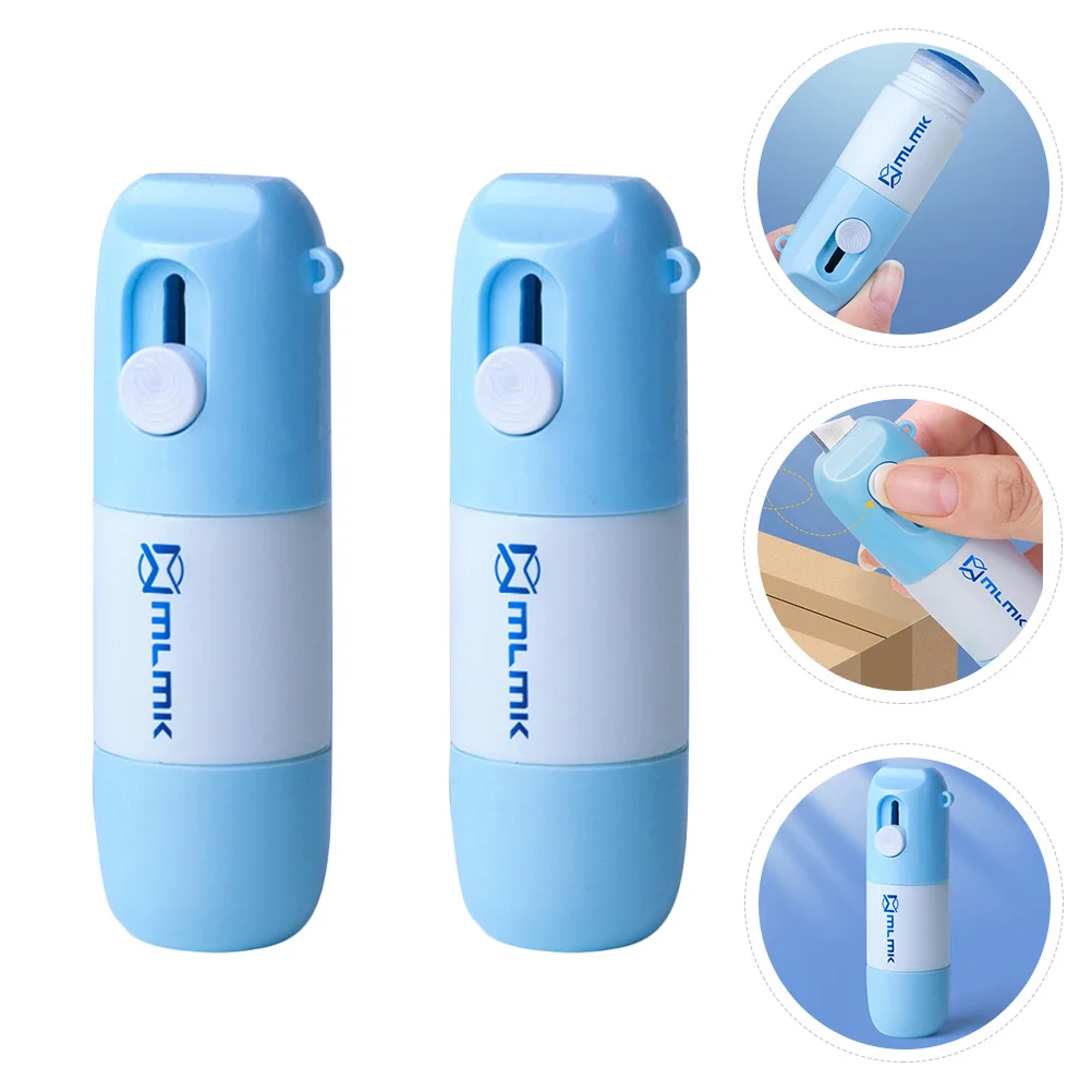 

2 Pcs Correction Fluid Identity Stamp Cordless Tools Address Blocker Theft Prevention Useful Security with Die