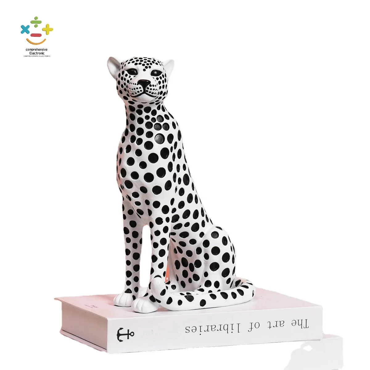 

Resin Leopard Statue Modern Spotted Panther Sculpture Luxury Home Animal Decoration for Business Gift decoration
