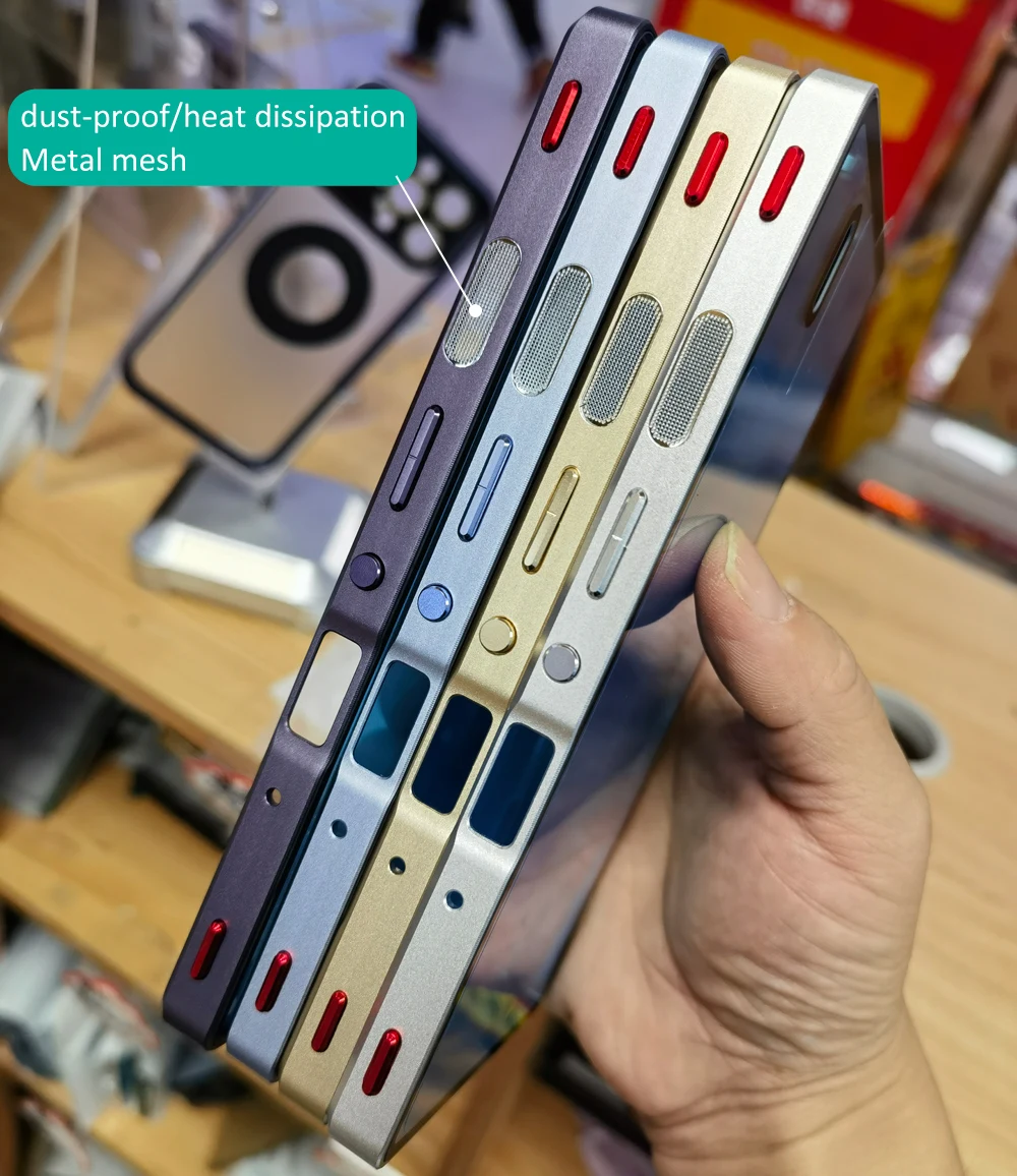 アルミ合金金属フレームバンパー + 強化ガラスバックカバー ZTE ヌビア