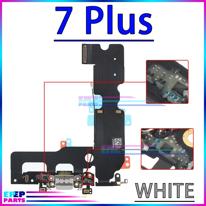 Original IC Usb Connector Charging Module Dock for Iphone 7 8 Plus Xs Max 7P 8P X Xr Charger Flex Board Cable Repair Parts