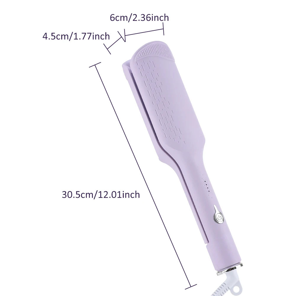 32MM Wave Hair Curler Egg Roll 4 Adjustable Temperature Fast Heating Hair Curling Iron Styling Tool with Anti-Scald Hair Crimper