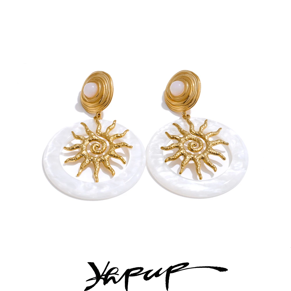 Yhpup Earrings Stainless Steel