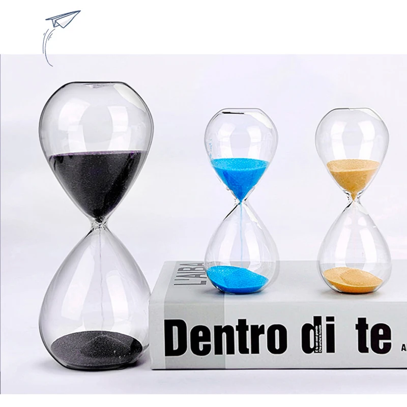 Hourglass Sand Timer, Improve Productivity, Achieve Goals, Stay Focused, Be More Efficient, Time Management Tool, 5/30 Minutes Decor, sand timer,liquid hourglass timer,colored hourglass