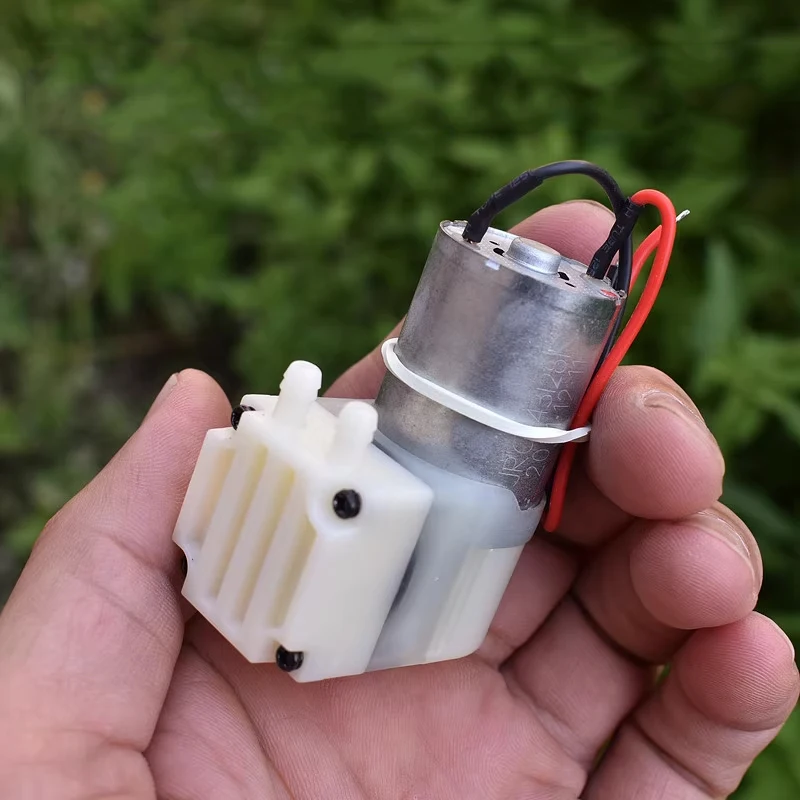JQB2438437 DC 3.7V 5V 6V Small Mini 370 Diaphragm Vacuum Pump Negative Pressure Suction Pump DIY Inflator Breast