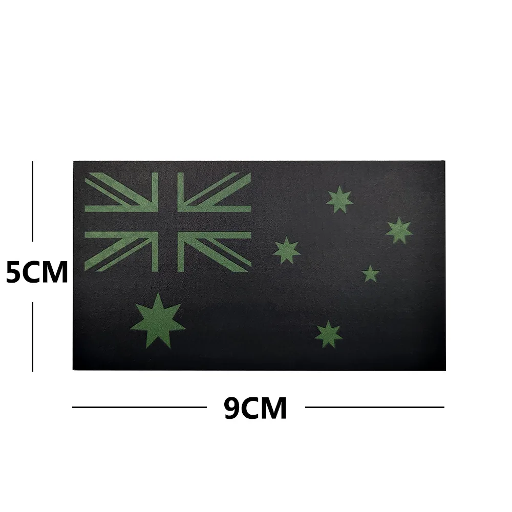 Oceania Australia New Zealand Samoa Guam Flag IR Reflective Rubber Embroidered Patches Military Patches Embroidery Badges Ribbons Fabric & Sewing Supplies