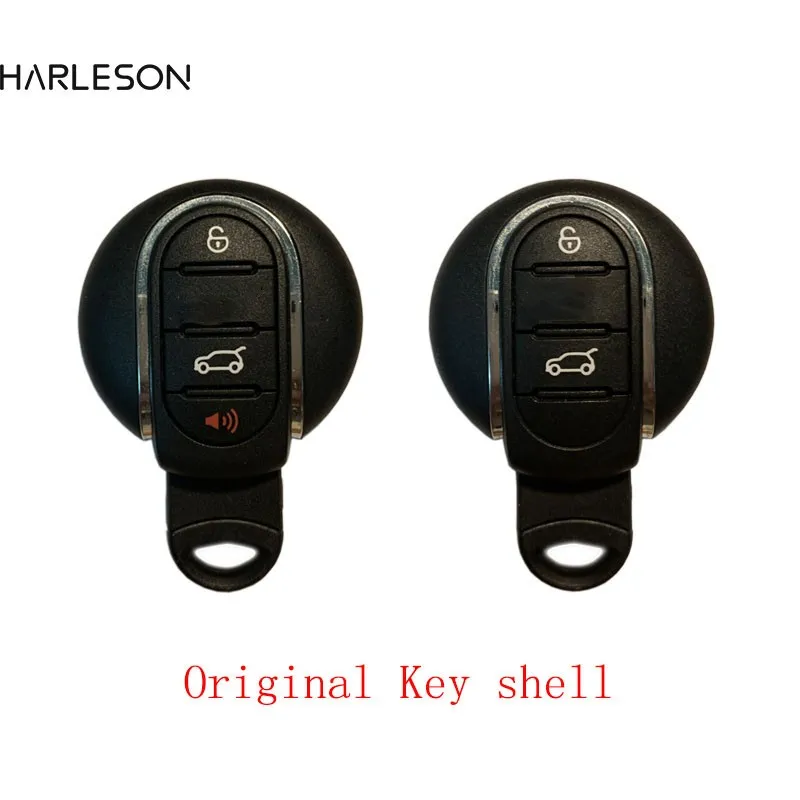 Smart Remote Control Car Key Shell For BMW Mini Cooper 2015 2016 2017 2018 3/4 Buttons Case Cover Fob Blank Uncut Blade