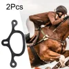 1 Pair Spurs Belt Tie Down Strap Rubber Spur Straps Or Training Horse Black Gel Spur Tie Down Strap 15x10cm Equestrian Equipment 2