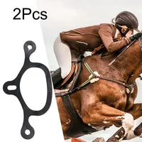 1 Pair Spurs Belt Tie Down Strap Rubber Spur Straps Or Training Horse Black Gel Spur Tie Down Strap 15x10cm Equestrian Equipment 2