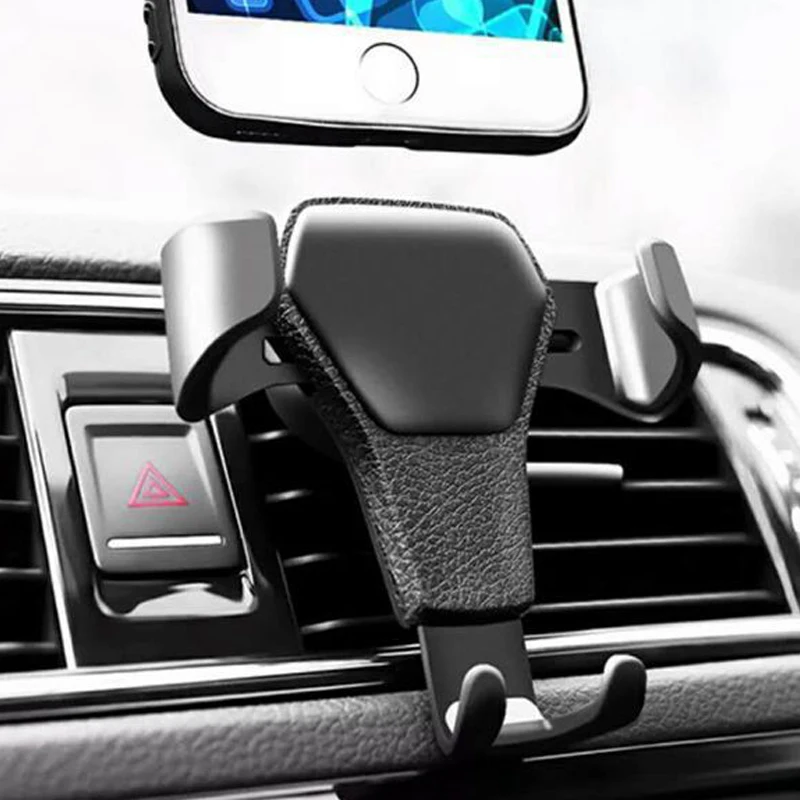 

Universal Gravity Car Mount For Mobile Phone Holder Car Air Vent Clip Stand Cell phone GPS Support For iPhone for Huawei 1Pc