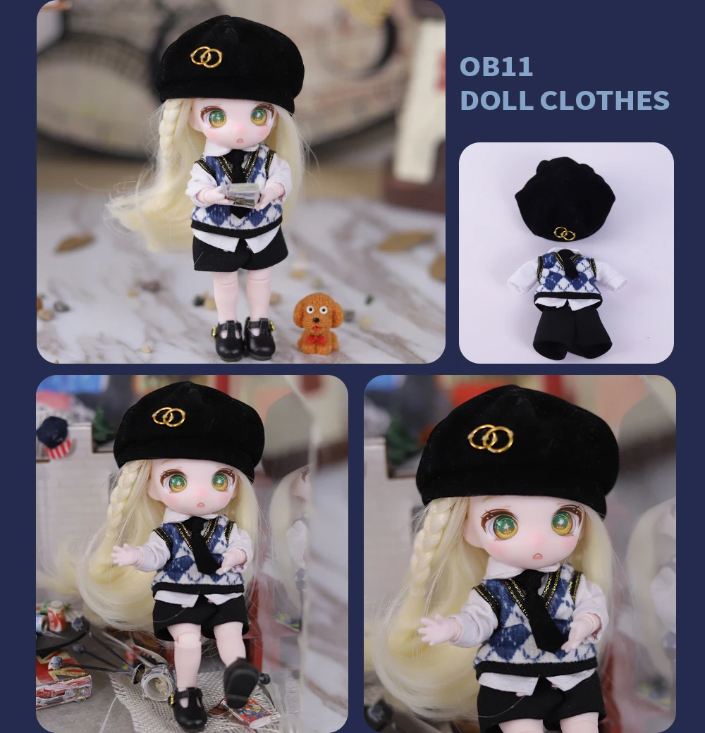 Outfits For Dream Fairy Constellation 13cm OB11 Maytree Collectible Cute Dress Kawaii Toy Figures Birthday Gift for Kids