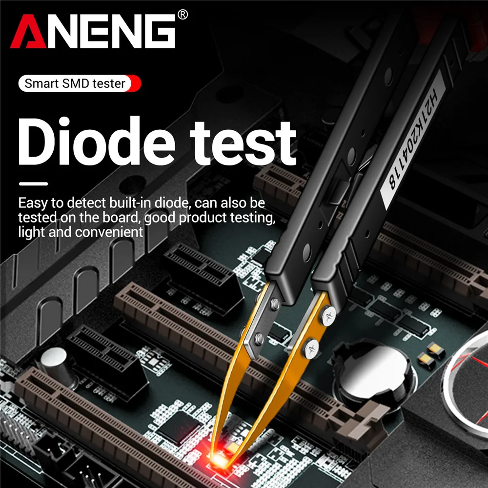 GN701 Smart Transistor Tester Digital Multimeter Digital SMD Chip Tester High Precision Diode Capacitance Meter Detection Pen